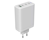Ładowarka do smartfonów CANYON Ładowarka sieciowa CU140ACC GaN 150W 3xPD 1xQC EU Biała